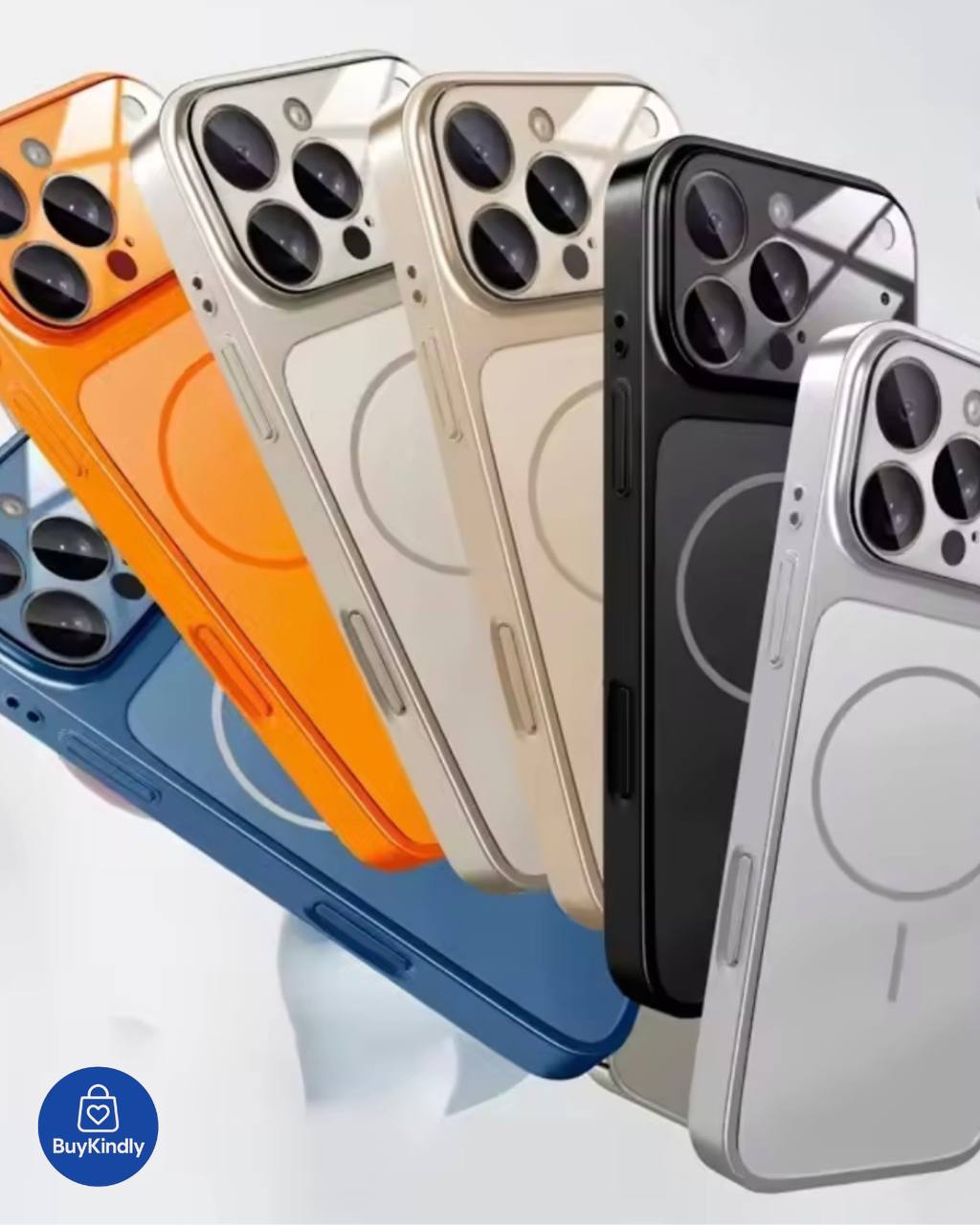 Premium Glass Matte Magsafe Phone Case For iPhone 17 Air 16 15 14 13 Pro Max Magnetic Wireless Charge Armor Cover