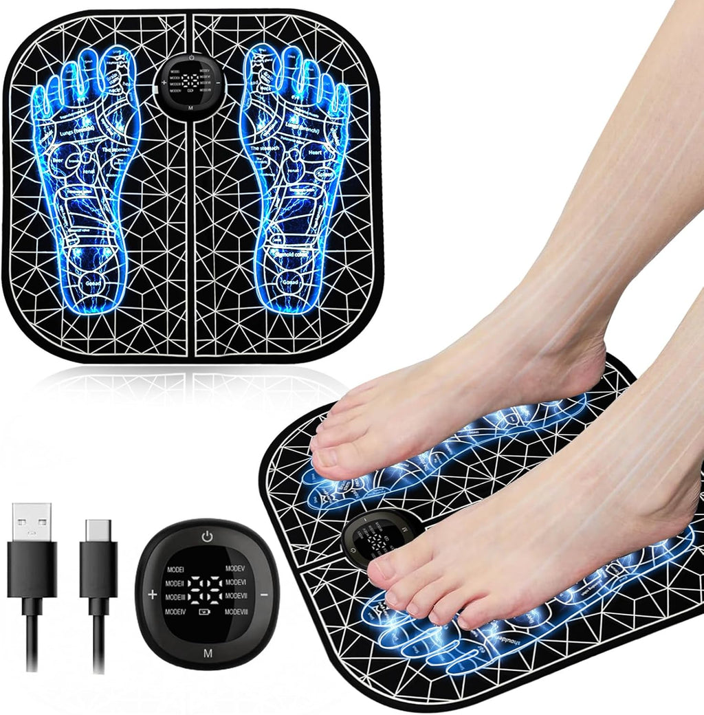 Electric Nerve Stimulation, EMS Foot Massager for Muscle Relaxation and Pain Relief